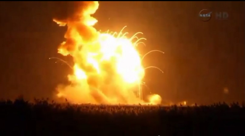 NASA rocket, Antares, bound for the International Space Station has exploded during its launch. NASA rocket, Antares, bound for the International Space Station has exploded during its launch.