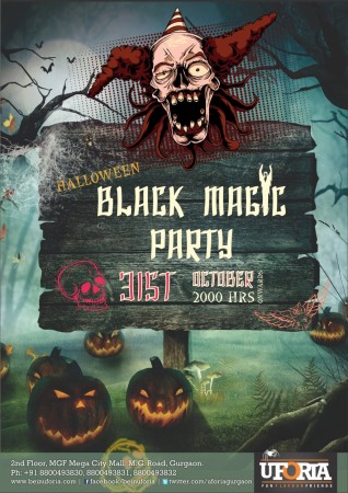 Halloween Black Magic Party at Uforia, Delhi Halloween Black Magic Party at Uforia