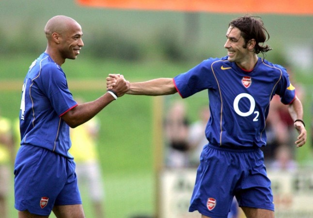 Arsenal legends Thierry Henry and Robert Pires could become teammates again Thierry Henry Robert Pires Arsenal