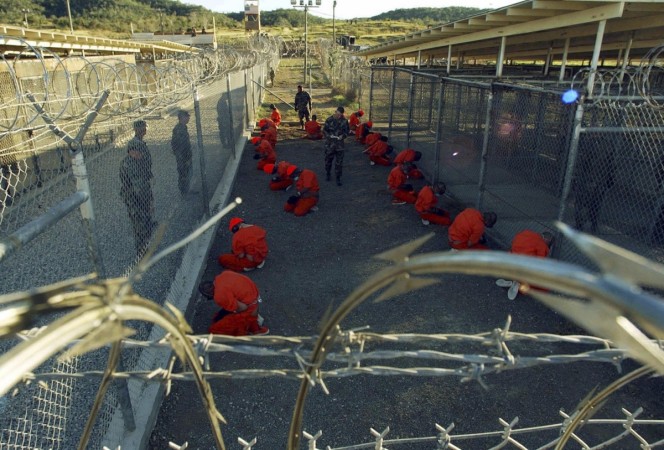 Inmates at Guantanamo Bay