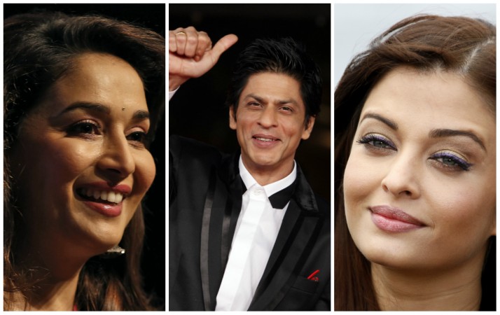 Madhuri Dixit, Shah Rukh Khan, Aishwarya Rai Bachchan