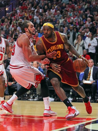 Cleveland Cavaliers superstar LeBron James will look to build on the solid effort against the Chicago Bulls Joakim Noah Chicago Bulls LeBron James Cleveland Cavaliers