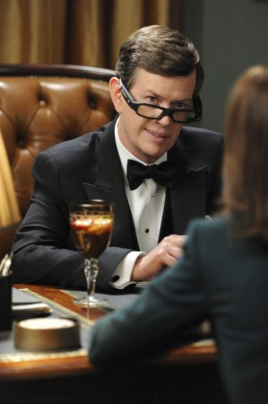Actor Dylan Baker will reprise his role as Colin Sweeney in 'The Good Wife' season 6 episode 13 titled 'Dark Money'. David Baker