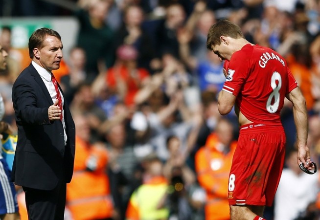 Brendan Rodgers ans Steven Gerrard will hope for a different script when Liverpool host Chelsea in the English Premier League Brendan Rodgers Steven Gerrard Liverpool