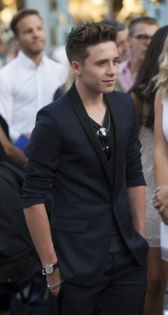Brooklyn was offered a contract after he managed to impresses coaches at Arsenal Brooklyn Beckham