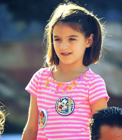 Suri Cruise, first child of Tom Cruise and Katie Holmes. Suri Cruise
