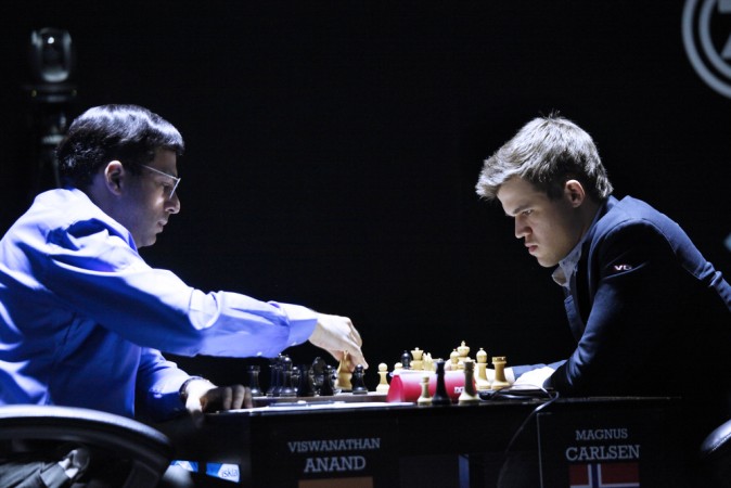 Anand and Carlsen drew the ninth game on Thursday. Magnus Calrsen vs Viswanathan Anand