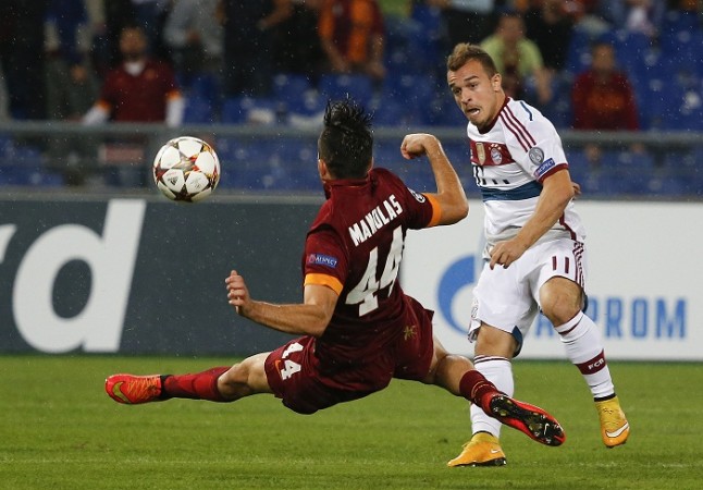 Bayern Munich playmaker Xherdan Shaqiri looks set for a Liverpool move Kostas Manolas Roma Xherdan Shaqiri Bayern Munich