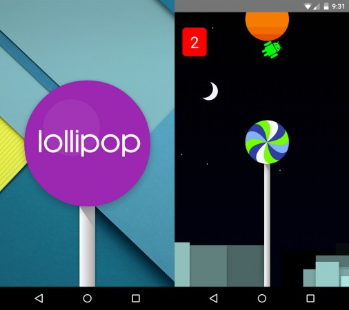 Android 5.0 Lollipop Easter egg Android 5.0 Lollipop Easter egg