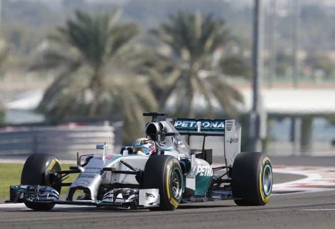 Lewis Hamilton is the defending F1 world champion Lewis Hamilton Mercedes
