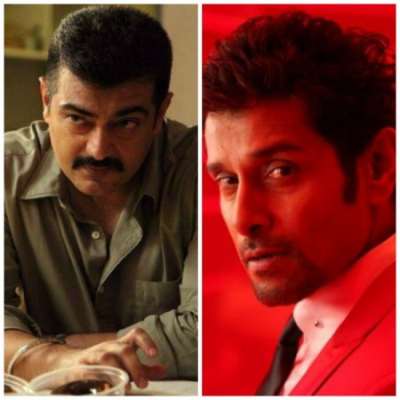 A collage of Ajith and Vikram. The Biggest Battle of Ajith-Vikram Awaits Next Pongal