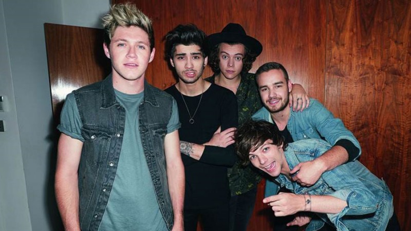 English-Irish boy band One Direction tops US Billboard 200 chart. One Direction