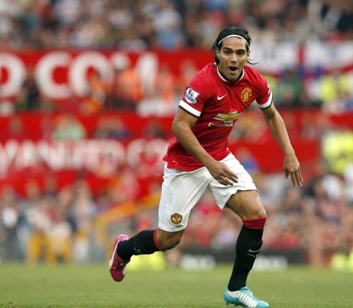 Manchester United striker Radamel Falcao brought back Manchester into the game. Radamel Falcao Manchester United
