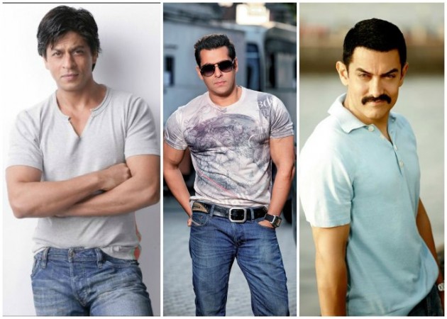 Shah Rukh Khan, Salman Khan and Aamir Khan