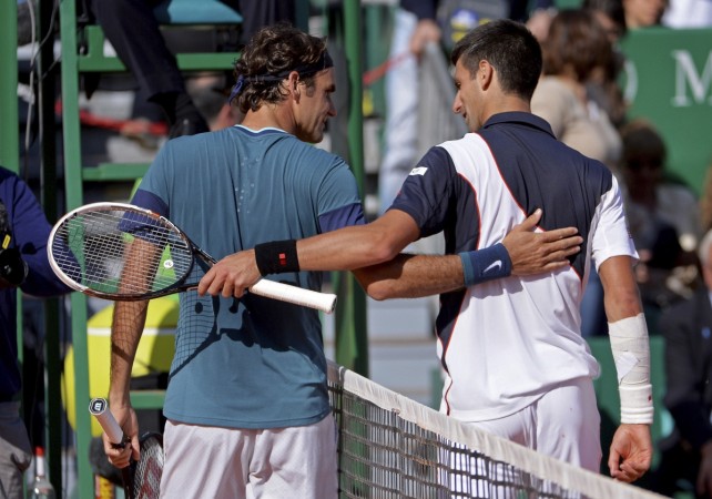 Federer and Djokovic meet each other in New Delhi on Monday. Roger Federer, Novak Djokovic