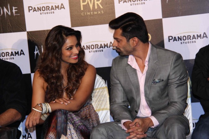 Bipasha Basu, Karan Singh Grover at Trailer Launch of 'ALONE'