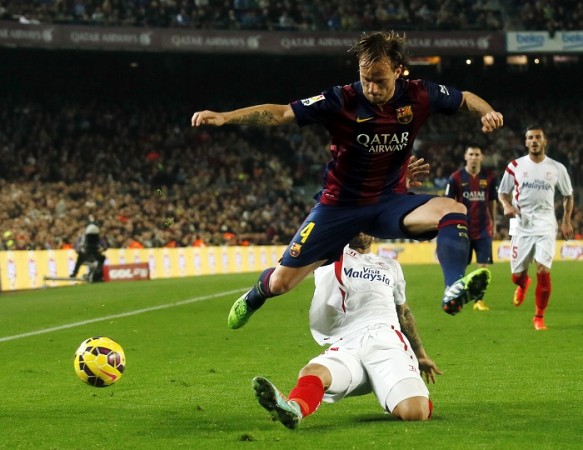 Barcelona midfielder Ivan Rakitic is reportedly looking at a move to the English Premier League Ivan Rakitic Barcelona