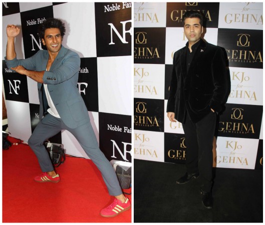Ranveer Singh in Karan Johar's Osho biopic. In picture, Ranveer Singh with Karan Johar Ranveer Singh, Karan Johar