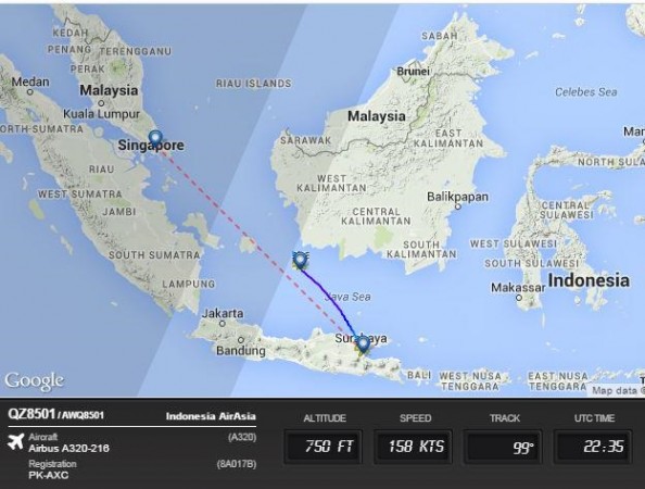 AirAsia flight went missing near Indonesian airspace.