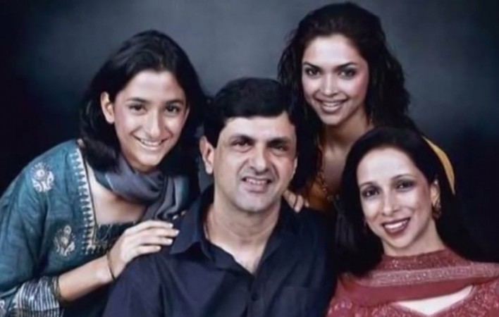 Rare family picture of Deepika Padukone Rare pictures of Deepika Padukone