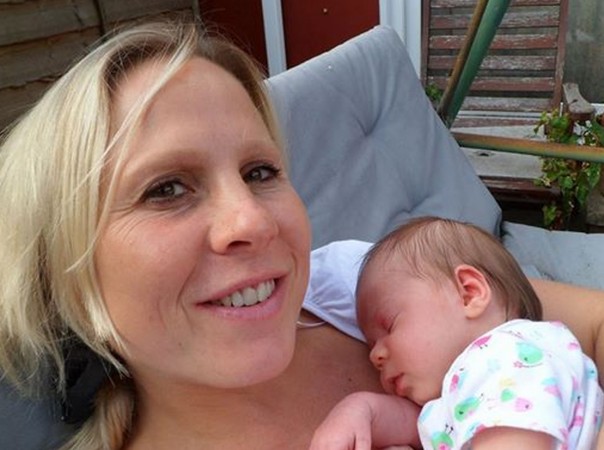 Allison Noyce and her miracle baby Allison Noyce and her miracle baby