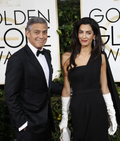 George Clooney and wife Amal