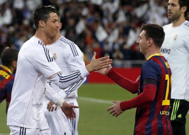 Cristiano Ronaldo and Lionel Messi go head to head again for the FIFA Ballon d'Or title Cristiano Ronaldo Real Madrid Lionel Messi Barcelona