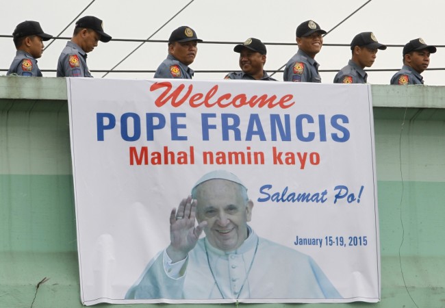 Image of Pope Francis in Philippines