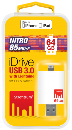 The iDrive is an external storage solution for all the iPhone, iPod and iPad devices The iDrive is an external storage solution for all the iPhone, iPod and iPad devices