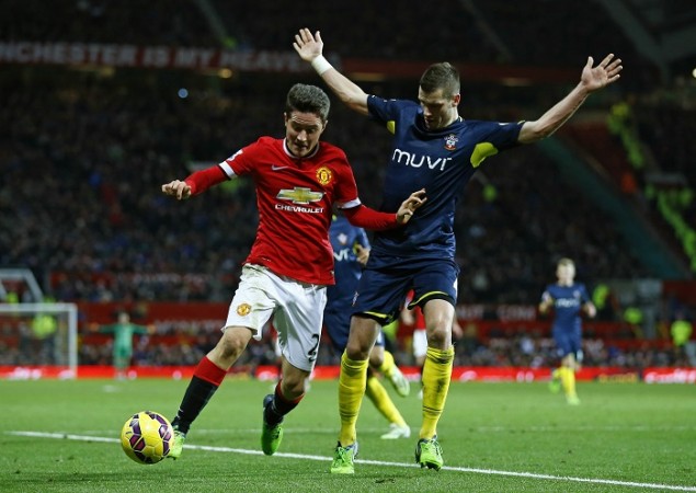 Morgan Schneiderlin (R) will reportedly be an Arsenal player next season Ander Herrera Manchester United Morgan Schneiderlin Southampton
