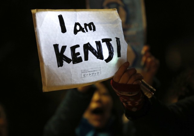 Japanese hostages release from ISIS