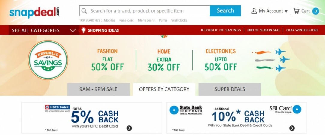 Snapdeal Republic of Savings Sale: Best Deals on Smartphones and Tablets Snapdeal Republic of Savings Sale: Best Deals on Smartphones and Tablets