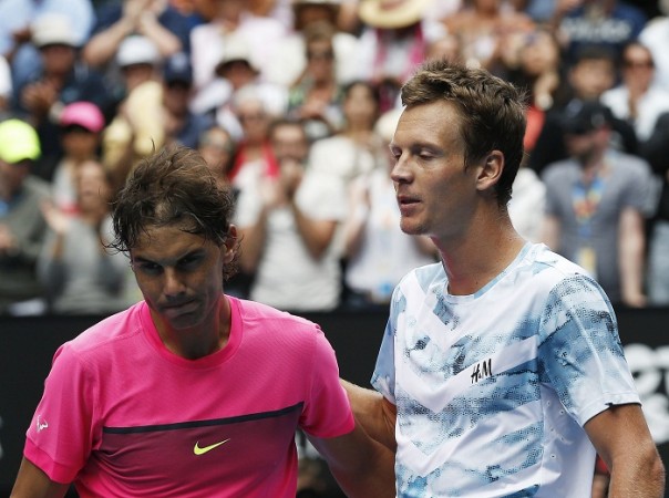 Tomas Berdych was too strong for Rafael Nadal Rafael Nadal Tomas Berdych Australian Open 2015