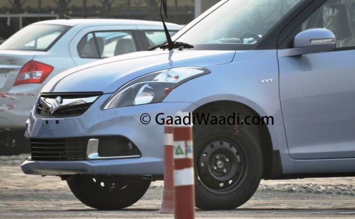 Maruti Suzuki Swift Dzire Facelift Spied Up Close Maruti Suzuki Swift Dzire Facelift Spied Up Close