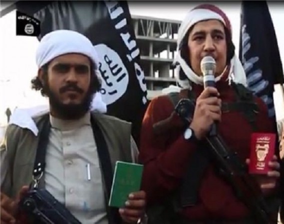 Bahrani fighters have issued a threat saying that they will come to the country without passport and behead the king.