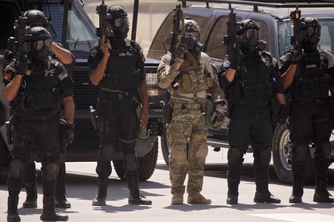 Jordanian Special Forces unit during a training exercise.