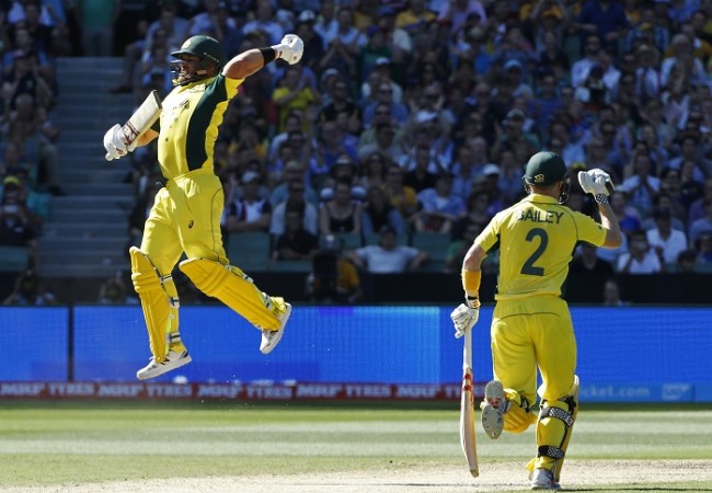 Australia opening batsman Aaron Finch scored a terrific hundred to bat England out of their World Cup opener Aaron Finch George Bailey Australia World Cup