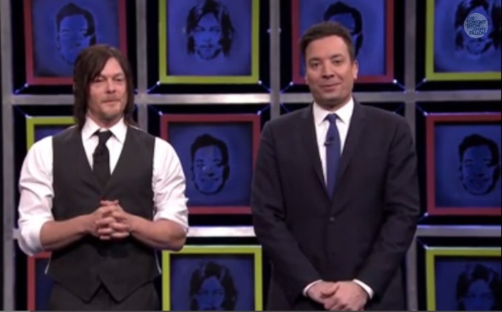 'The Walking Dead' star Norman Reedus has showed off his crossbow skills at 'The Tonight Show'. The Tonight Show