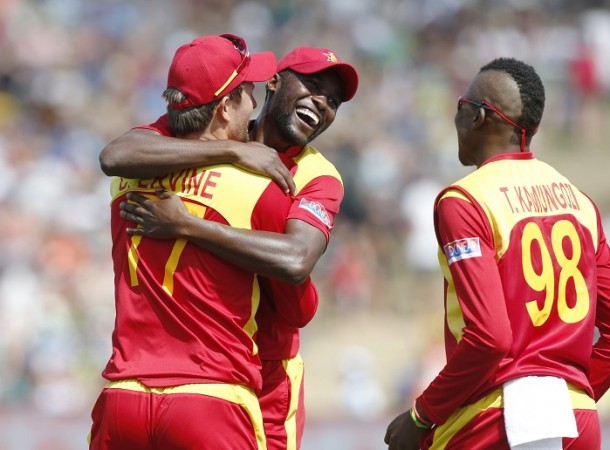 Zimbabwe had to overcome some pressure moments to get the better of UAE in their ICC World Cup game Zimbabwe