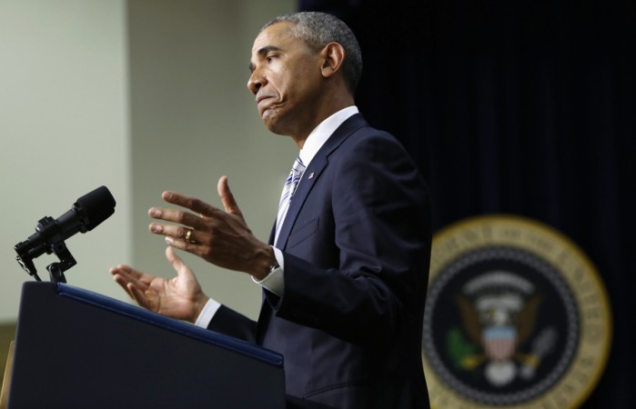 Barack Obama speaks at the White House Summit