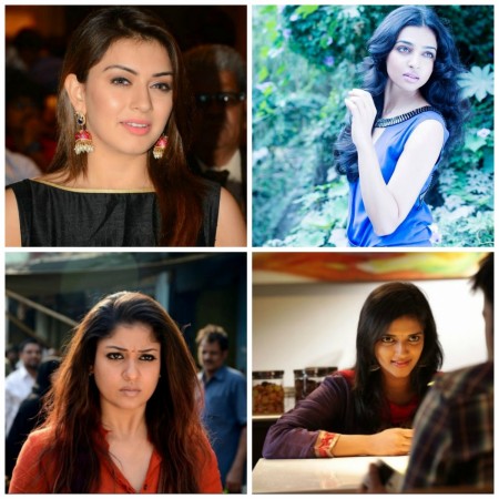 Hansika, Nayantara, Radhika and Harshika Hansika, Nayantara, Radhika and Harshika