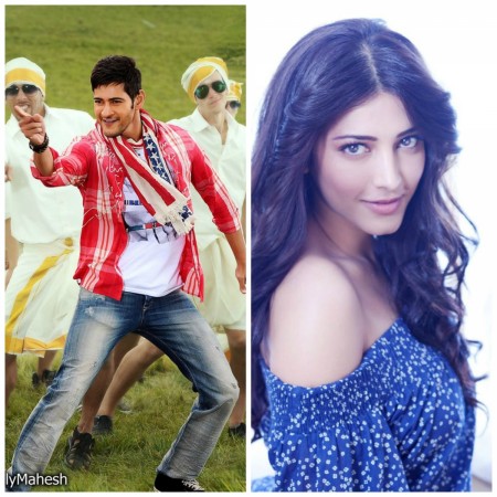 Mahesh Babu and Shruthi Haasan Mahesh Babu