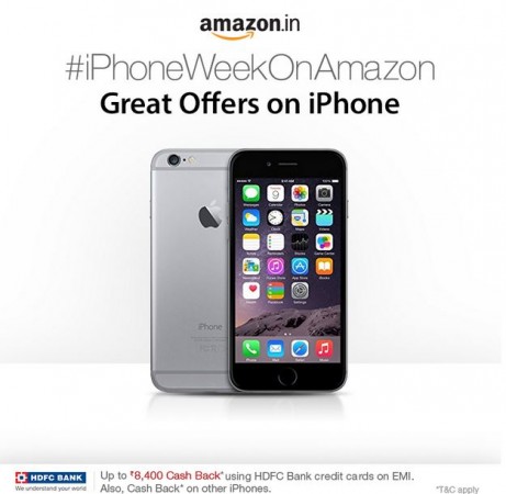 Amazon India iPhone Week: Company Offering Discounts, Gift Cards Worth up to ₹8,400 on Apple Smartphones Amazon India iPhone Week: Company Offering Discounts, Gift Cards Worth up to ₹8,400 on Apple Smartphones