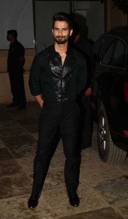 Shahid Kapoor Stuns in Black at his Birthday Bash