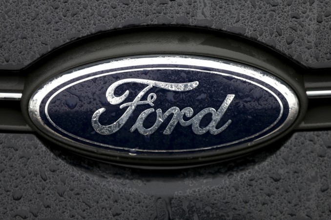 The Ford logo is pictured at the Ford Motor Co plant in Genk The Ford logo is pictured at the Ford Motor Co plant in Genk