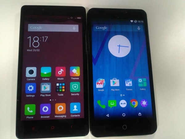 Interface Comparsion- Yu Yureka vs Redmi Note 4G