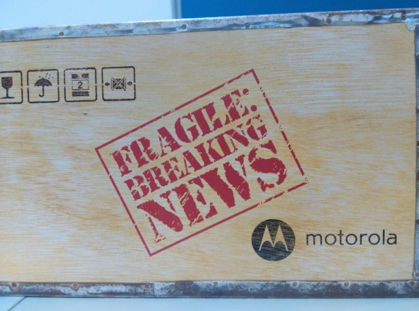 Representational Image Moto E 2nd generation Press Invitation
