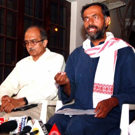 Yogendra Yadav and Prashant Bhushan