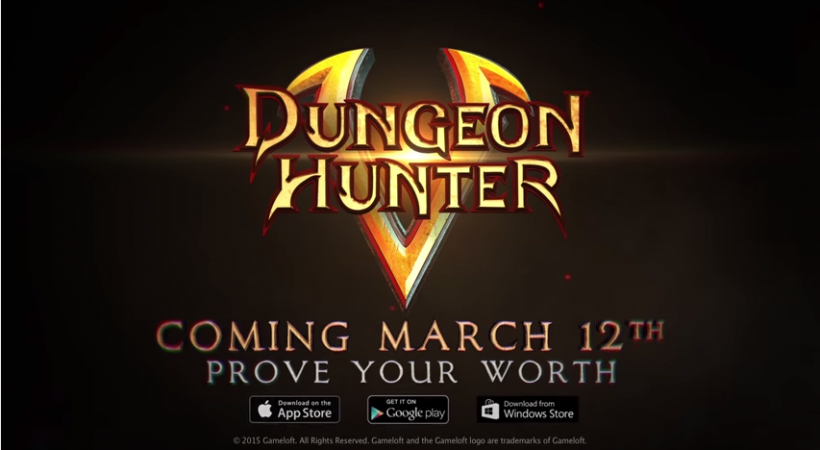 Dungeon Hunter 5 coming to your Android, Windows and iOS Device on 12th March Dungeon Hunter 5 coming to your Android, Windows and iOS Device on 12th March