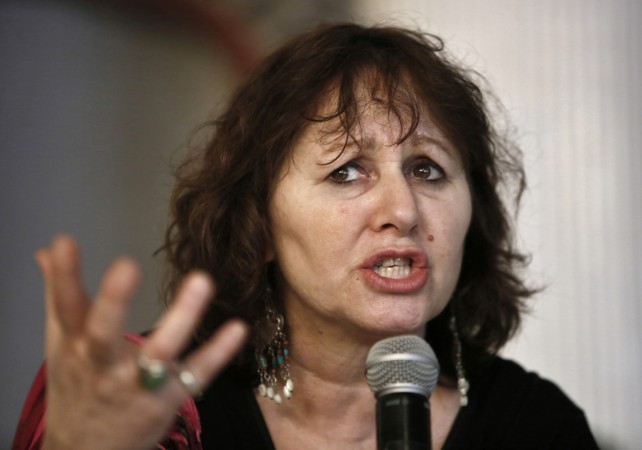 British filmmaker Leslee Udwin speaks during a news conference in New Delhi March 3, 2015. A new documentary based on the fatal gang rape of a woman in New Delhi in 2012 highlights gender inequality and sex crimes in India, with the seeming lack of remorse among those convicted of the crime shocking even the film's director. Leslee Udwin BBC Documentary